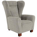 Bild 1 von Livetastic Ohrensessel Lesesessel, Hellgrau, Textil, Buche, massiv, 95x109x97 cm, Wohnzimmer, Sessel, Ohrensessel