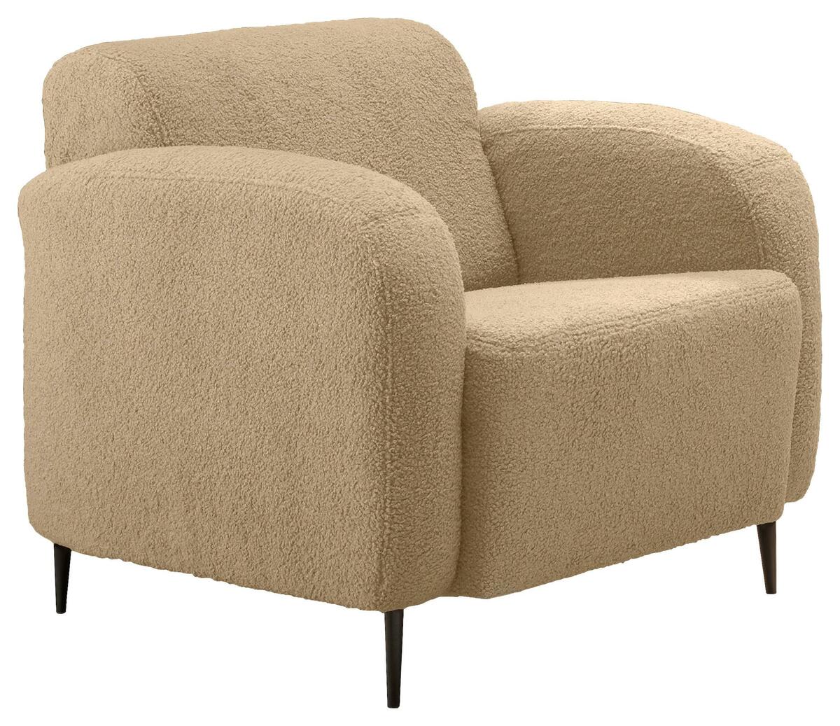 Bild 1 von Sessel Marone Creme Teddystoff, Creme