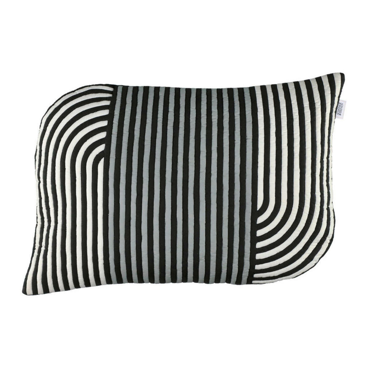 Bild 1 von Schöner Wohnen Kissenhülle Sw-Arcs, Anthrazit, Grau, Schwarz, Weiß, Textil, Streifen, bauchig, 40 cm, hochwertige Qualität, Wohntextilien, Kissen