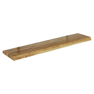 Carryhome Sitzbankplatte, Eiche, Holz, Eiche, massiv, rechteckig, 40x4 cm, Esszimmer, Bänke, Sitzbänke