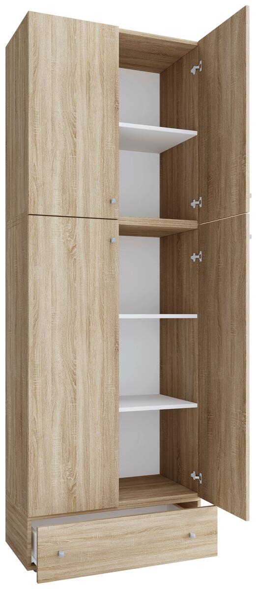 Bild 1 von Kleiderschrank 'Lona XXL', in Sonoma Eiche, Sonoma Eiche