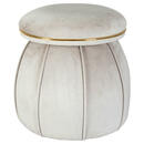 Bild 1 von Mid.you Hocker, Taupe, Gold, Textil, Wohnzimmer, Hocker, Sitzhocker