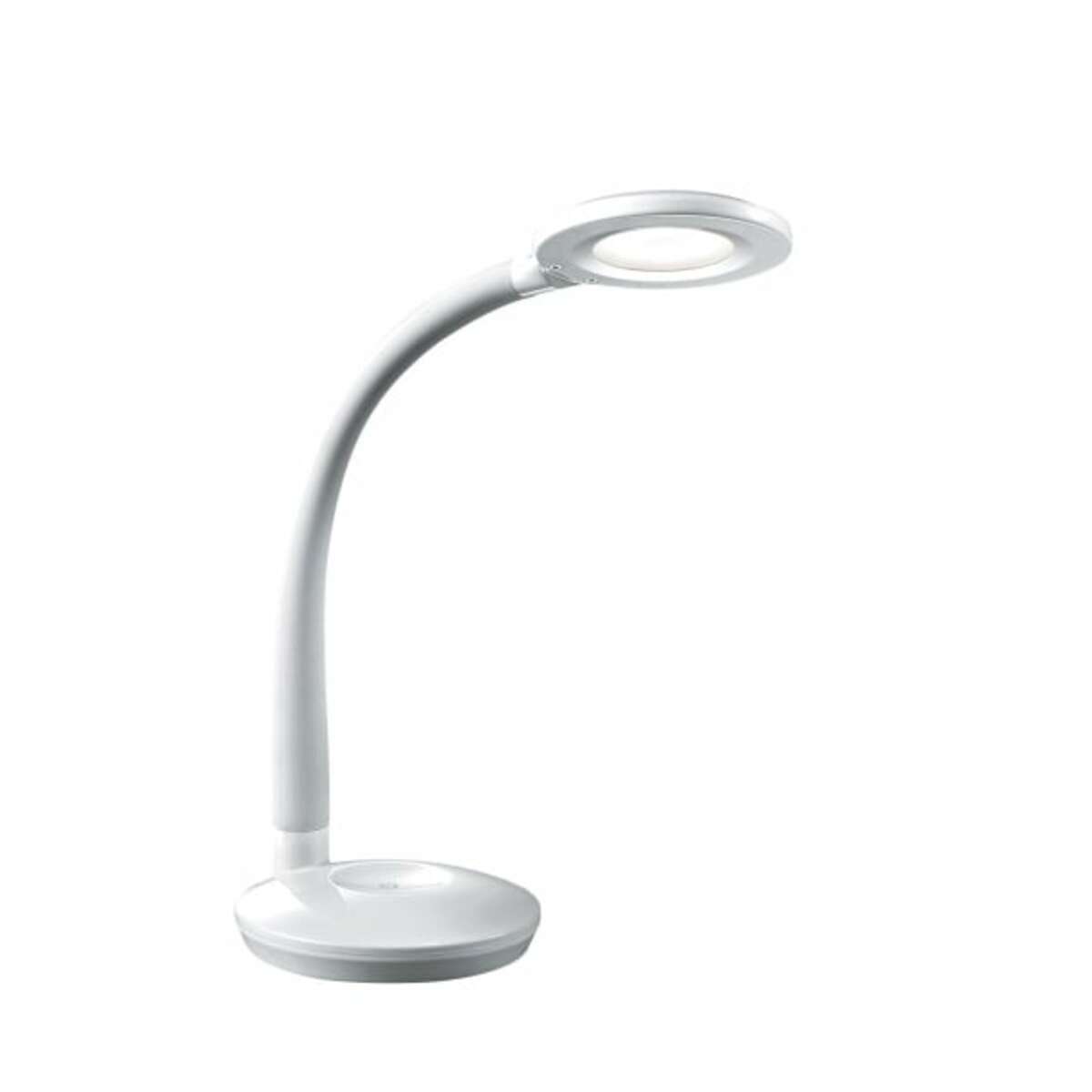 Bild 1 von LED Schreibtischlampe Cobra weiß 13cm 32-46cm Kunststoff dimmbar verstellbar