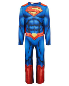 Erwachsenenkostüm Superman
       
       mit Cape
   
      blau