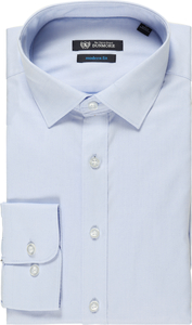 Dunmore Businesshemd, Kent-Kragen, Modern Fit, Dobby, bügelfrei, für Herren, blau, 38