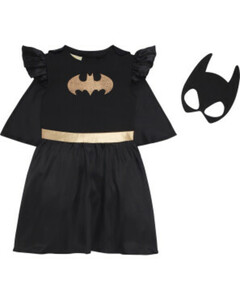 Kinderkostüm Batgirl
       
       mit Cape und Maske
   
      schwarz