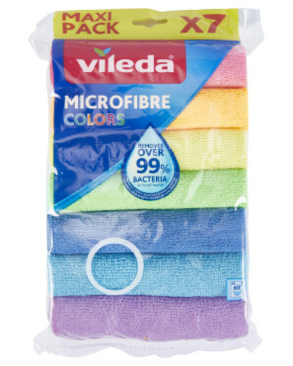Bild 1 von Vileda Mikrofasertücher
       
    7 Stück  Microfibre Colors
   
      bunt