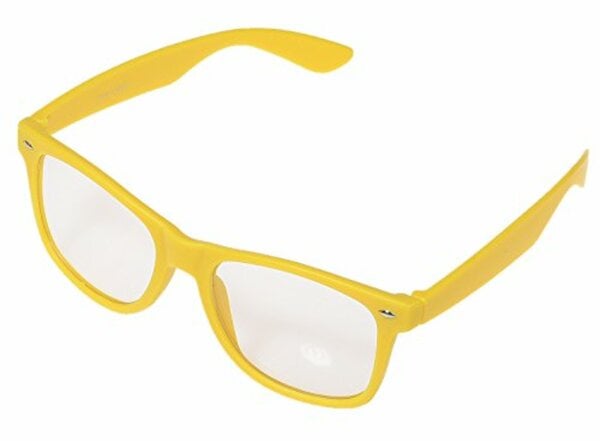 Bild 1 von Miobo Retro Sonnenbrille, verspiegelt, Nerd-Design, Unisex,