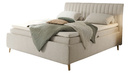 Bild 1 von Boxbett 180 x 200 cm creme Webstoff mit Bettkasten - AKRON