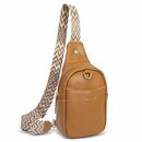 Bild 1 von OSOCE Sling Bag Damen Brusttasche, PU Leder Schultertaschen