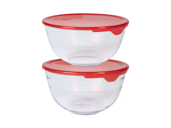 Bild 1 von Pyrex® Daily Schüsseln mit Deckel, 2er Set, aus Borosilikatglas