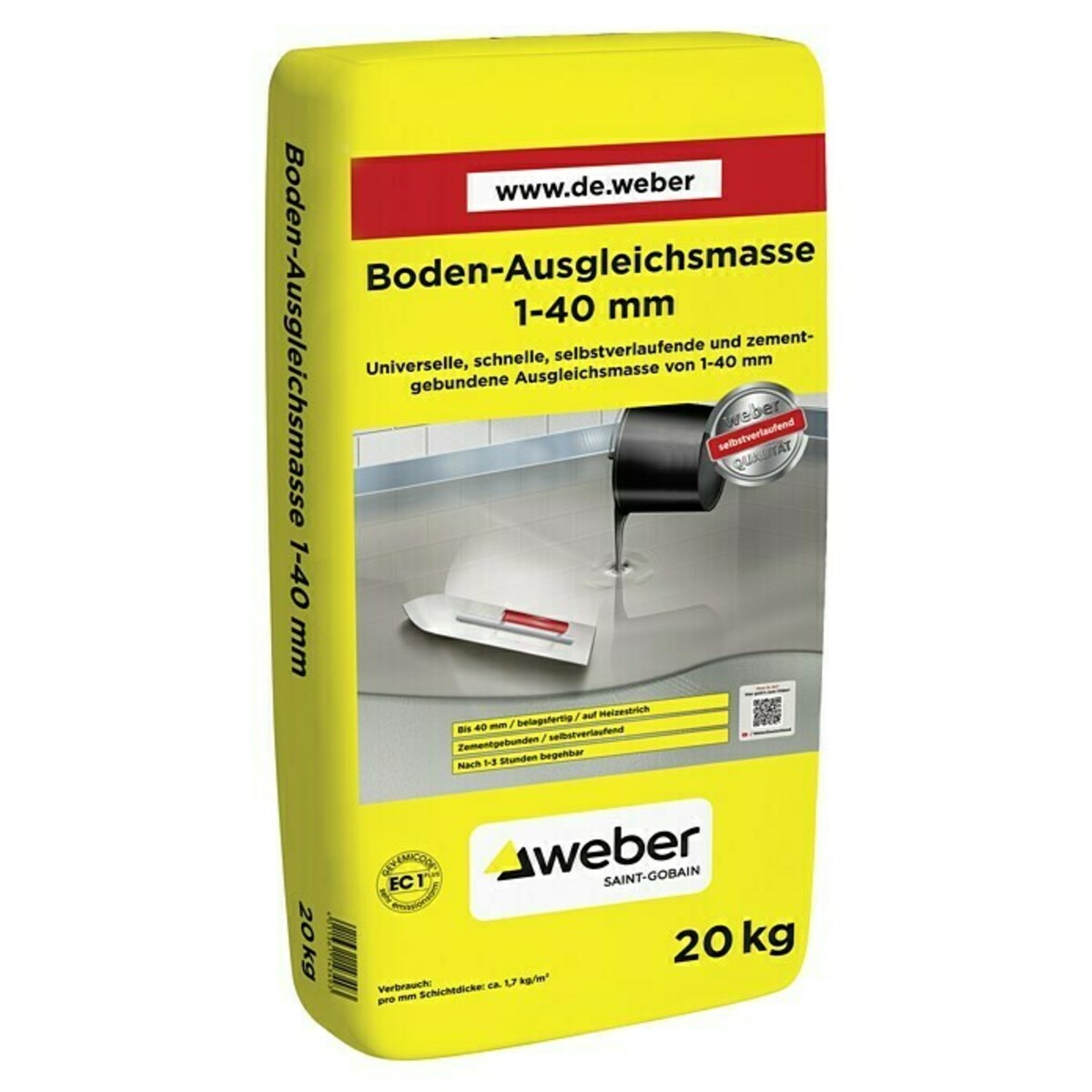 Bild 1 von SG Weber Bodenausgleichsmasse