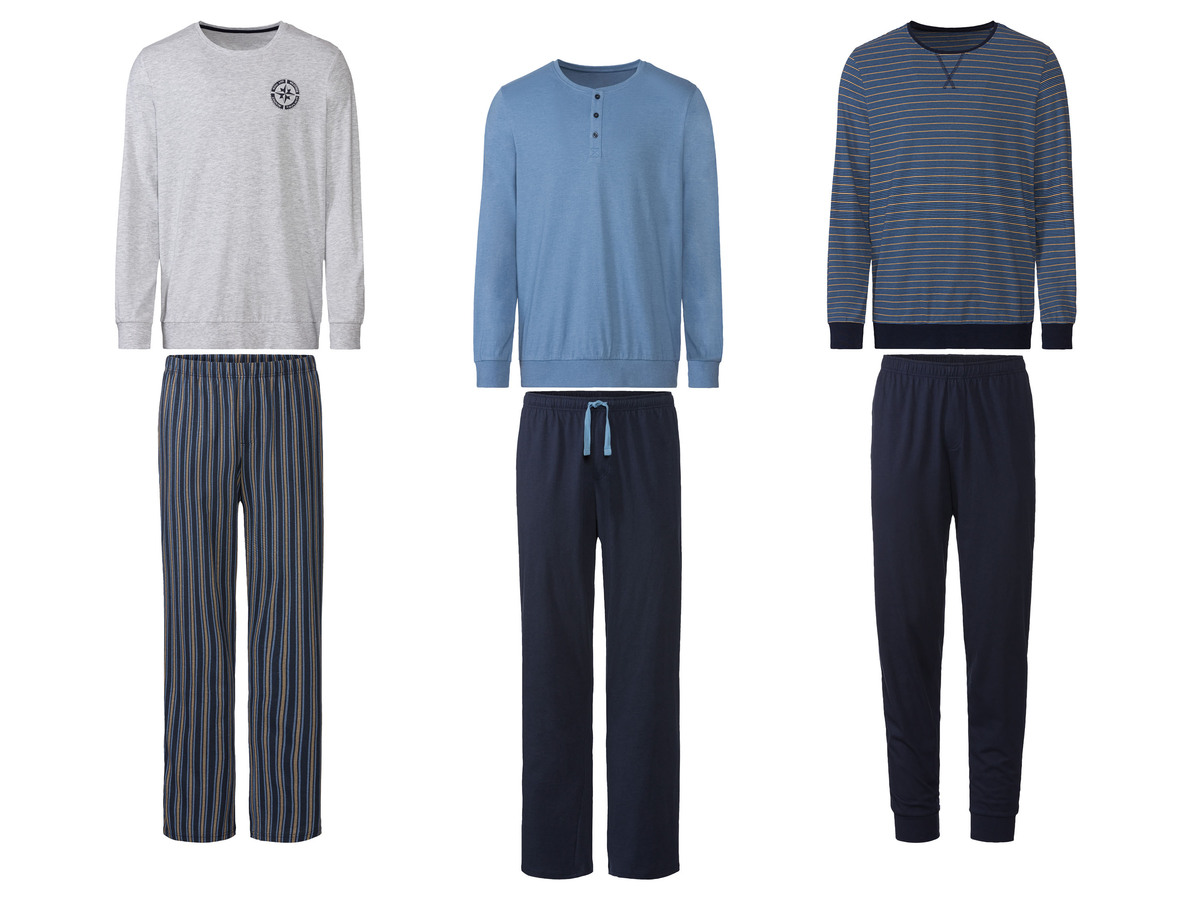 Bild 1 von LIVERGY® Herren Pyjama mit Baumwolle
