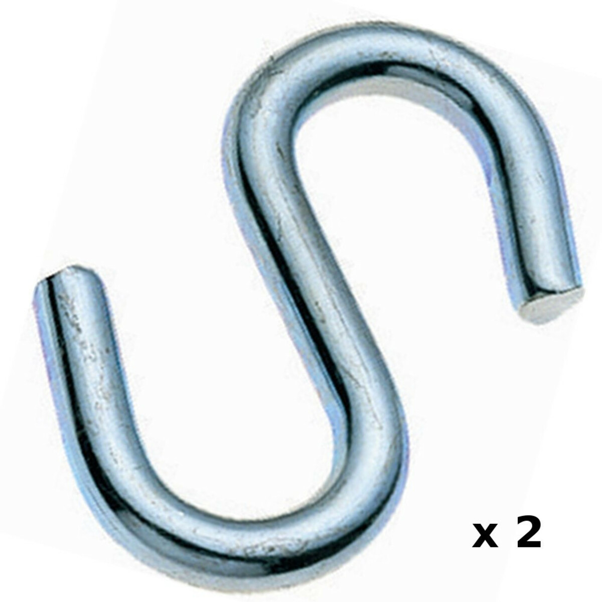 Bild 1 von Fishbull S-Haken 6 mm, Stahl, 2 Stück