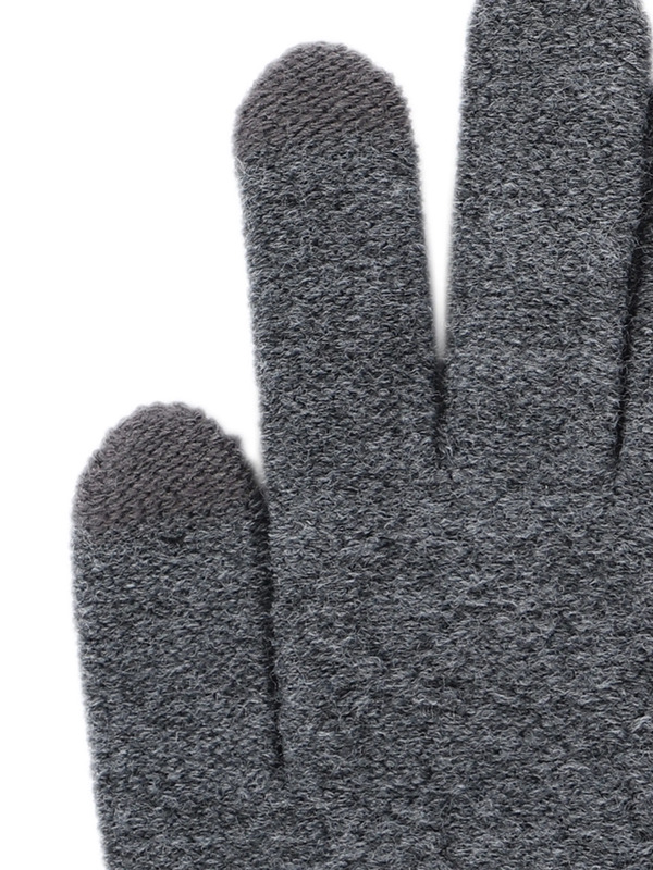 Bild 2 von Damen Strickhandschuhe mit Touch Screen Effekt
                 
                                                        Grau