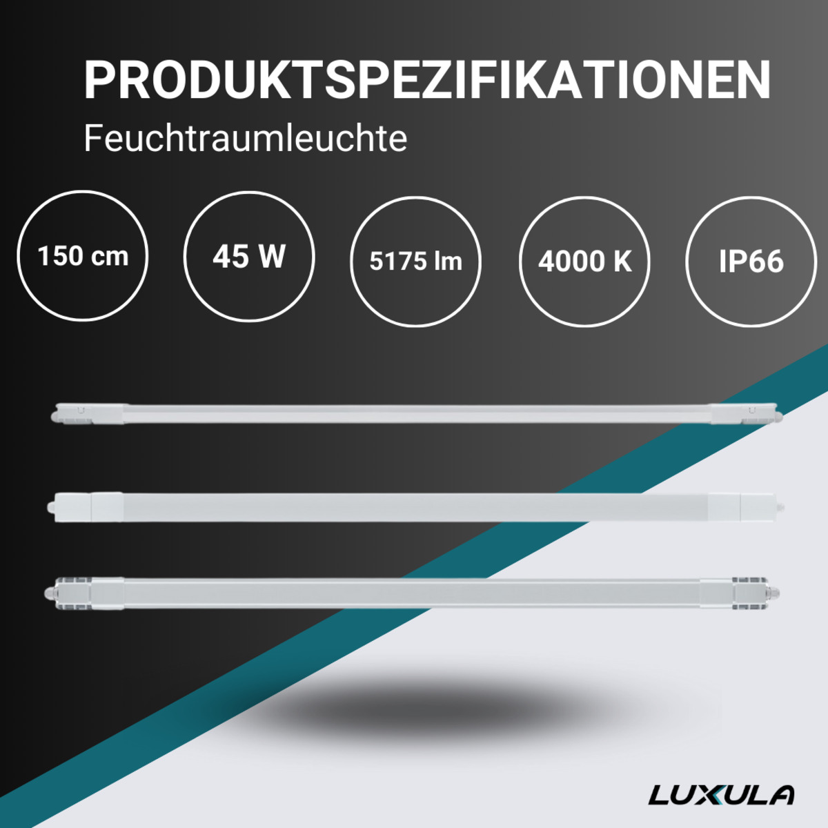 Bild 2 von LED Feuchtraumleuchte, 150 cm