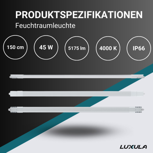 Bild 2 von LED Feuchtraumleuchte, 150 cm