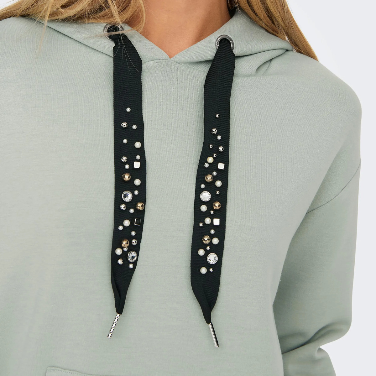 Bild 3 von Only ONLFANCY L/S HOOD STR Hoodie
                 
                                                        Grün