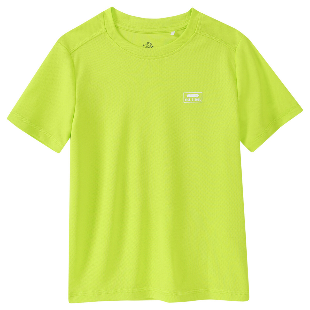 Bild 1 von Jungen Sport-T-Shirt mit kleinem Print NEONGRÜN