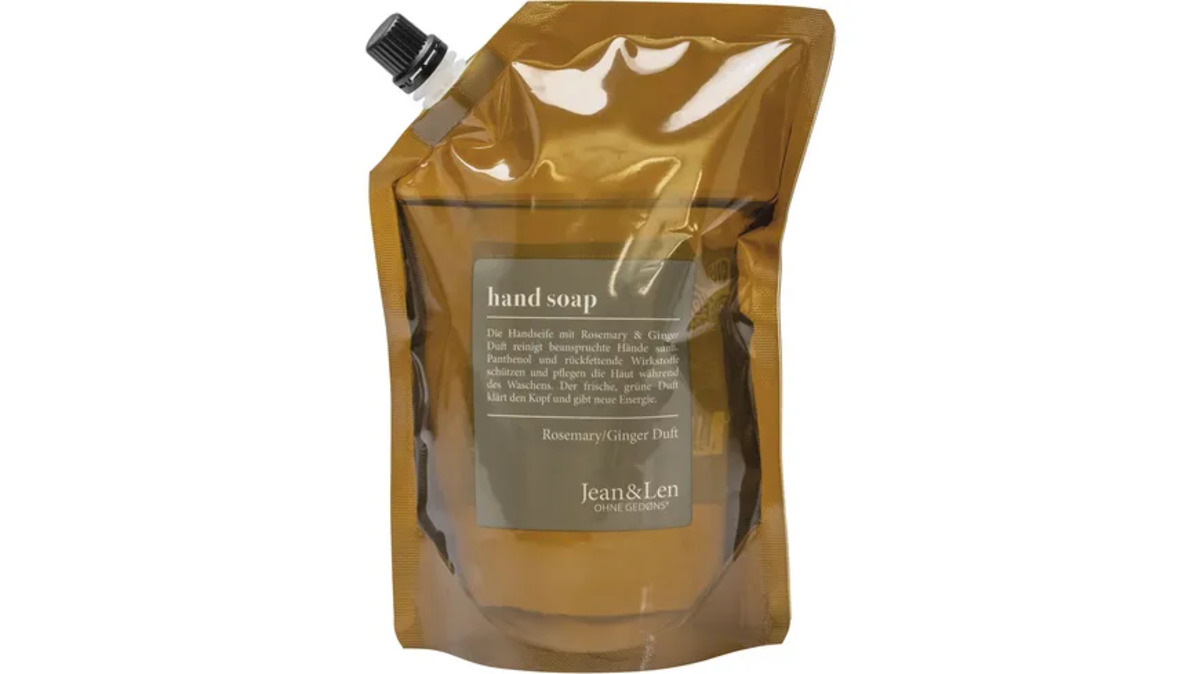 Bild 1 von Jean&Len Flüssigseife Rosemary & Ginger Nachfüllpack