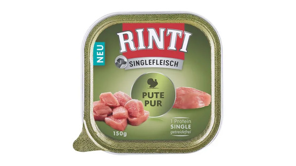 Bild 1 von RINTI Hundenassfutter Singlefleisch Pute Pur