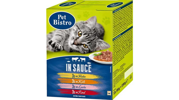 Bild 1 von Pet Bistro Katzennassfutter - Variationen in Sauce 12 Beutel