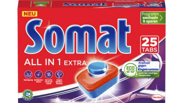 Bild 1 von Somat All in 1 Extra Spülmaschinentabs