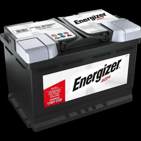 Bild 1 von Energizer Premium AGM 570901076I182 Autobatterien, EA70-L3 12 V 70 Ah 760 A