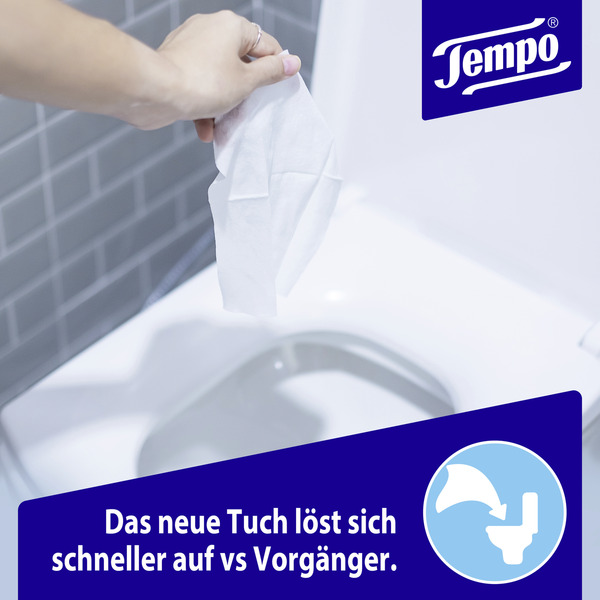 Bild 4 von Tempo Feuchte Toilettentücher Sanft für Kinder