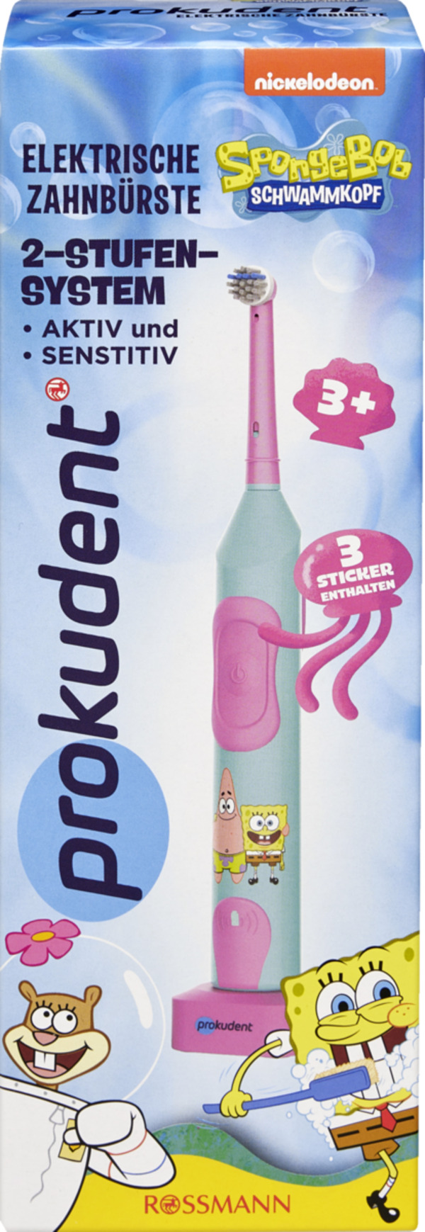 Bild 1 von prokudent Kids Elektrische Zahnbürste Sponge Bob