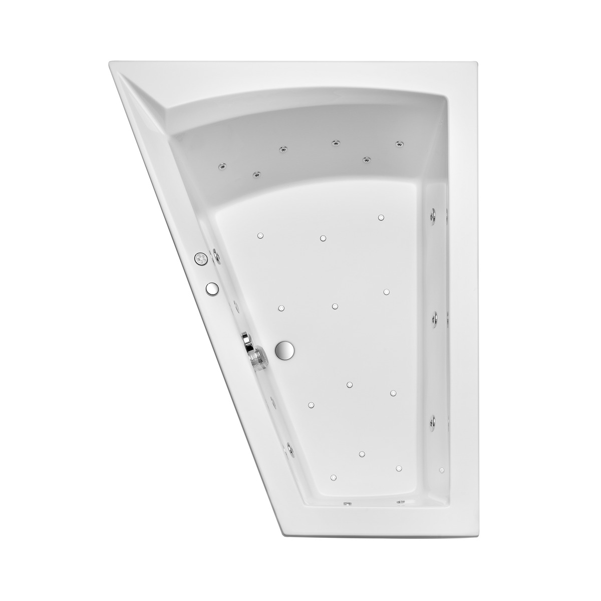 Bild 1 von Ottofond Whirlpool-Komplettset 'Galia I' Modell B 170 x 100 x 50 cm