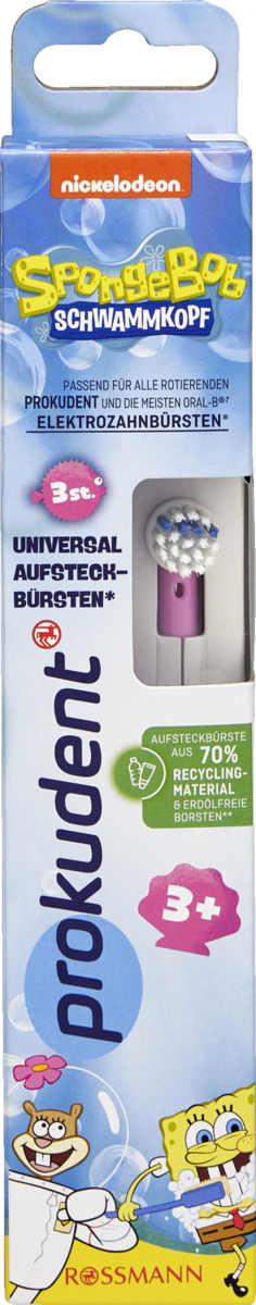 Bild 1 von prokudent Universal Aufsteckbürsten* SpongeBob