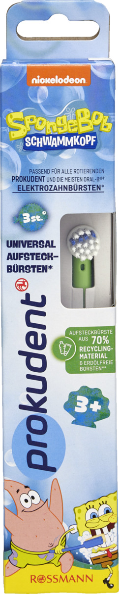 Bild 4 von prokudent Universal Aufsteckbürsten* SpongeBob
