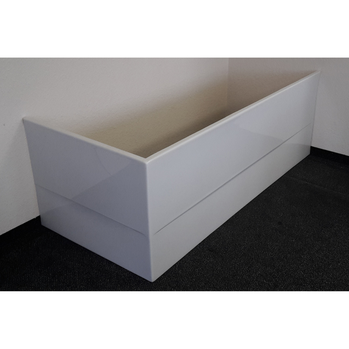 Bild 1 von Ottofond Schürze zu Badewanne 'Porta' weiß 170 x 60 x 3 cm, links