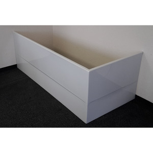 Ottofond Schürze zu Badewanne 'Porta' weiß 170 x 6 x 3 cm, rechts