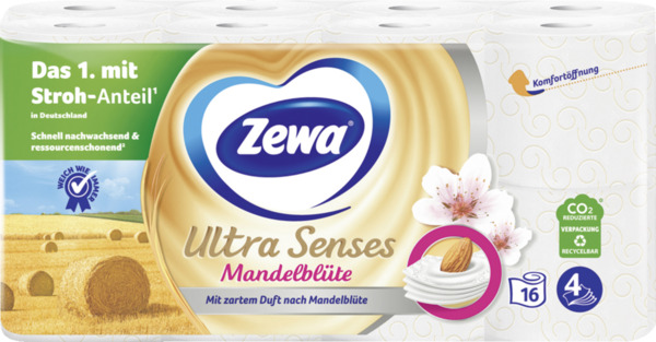 Bild 1 von Zewa Toilettenpapier Ultra Senses Mandelblüte