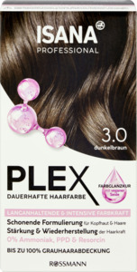 ISANA PROFESSIONAL Plex dauerhafte Haarfarbe 3.0 dunkelbraun