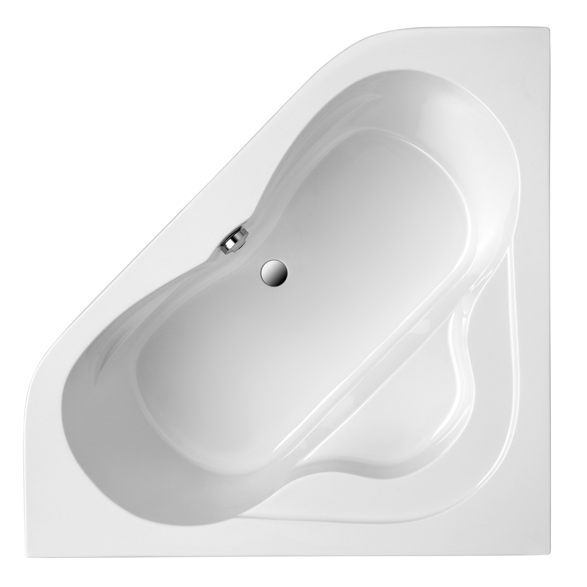 Bild 1 von Ottofond Whirlpool 'Lucia Typ 3' Sanitäracryl weiß 140 x 140 x 40,5 cm