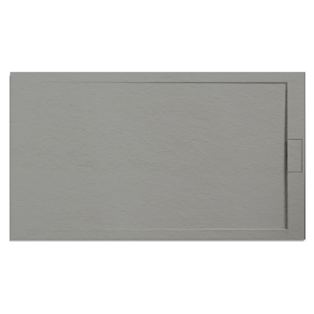 Bild 1 von Ottofond Duschwanne 'Zona' Mineralguss zementgrau 1200 x 800 / 30 mm