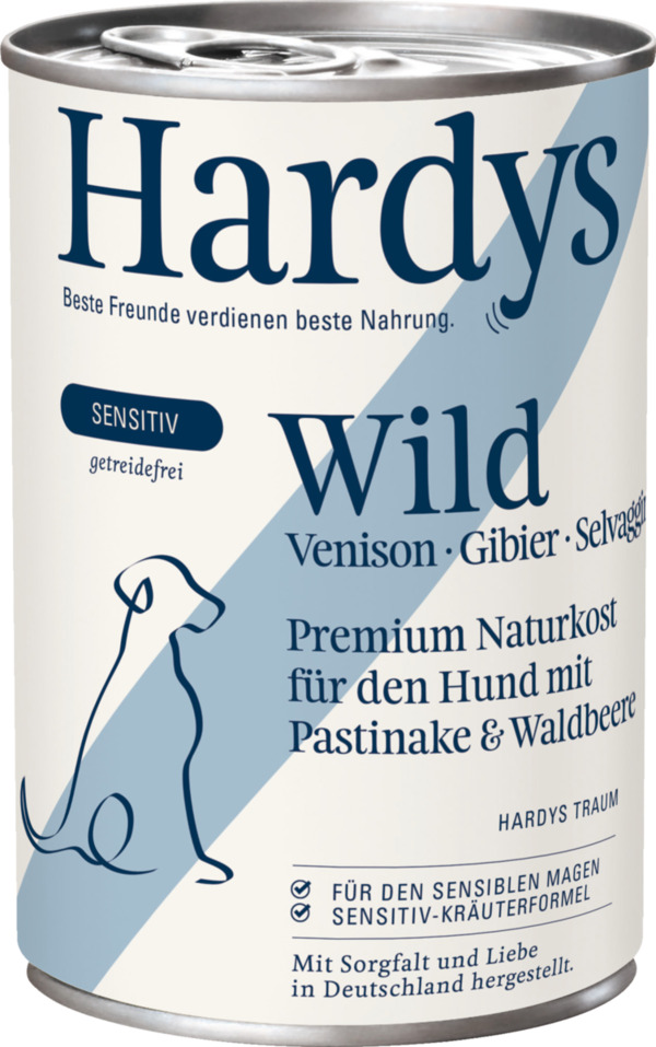 Bild 1 von HARDYS Manufaktur Sensitiv Nassfutter Wild