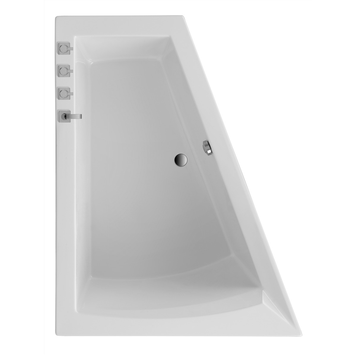 Bild 1 von Ottofond Badewanne 'Galia II' Modell B 175 x 135 cm weiß