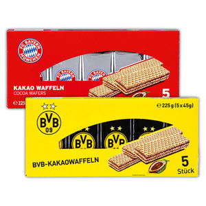 FCB / BVB Waffeln mit Schokocreme
