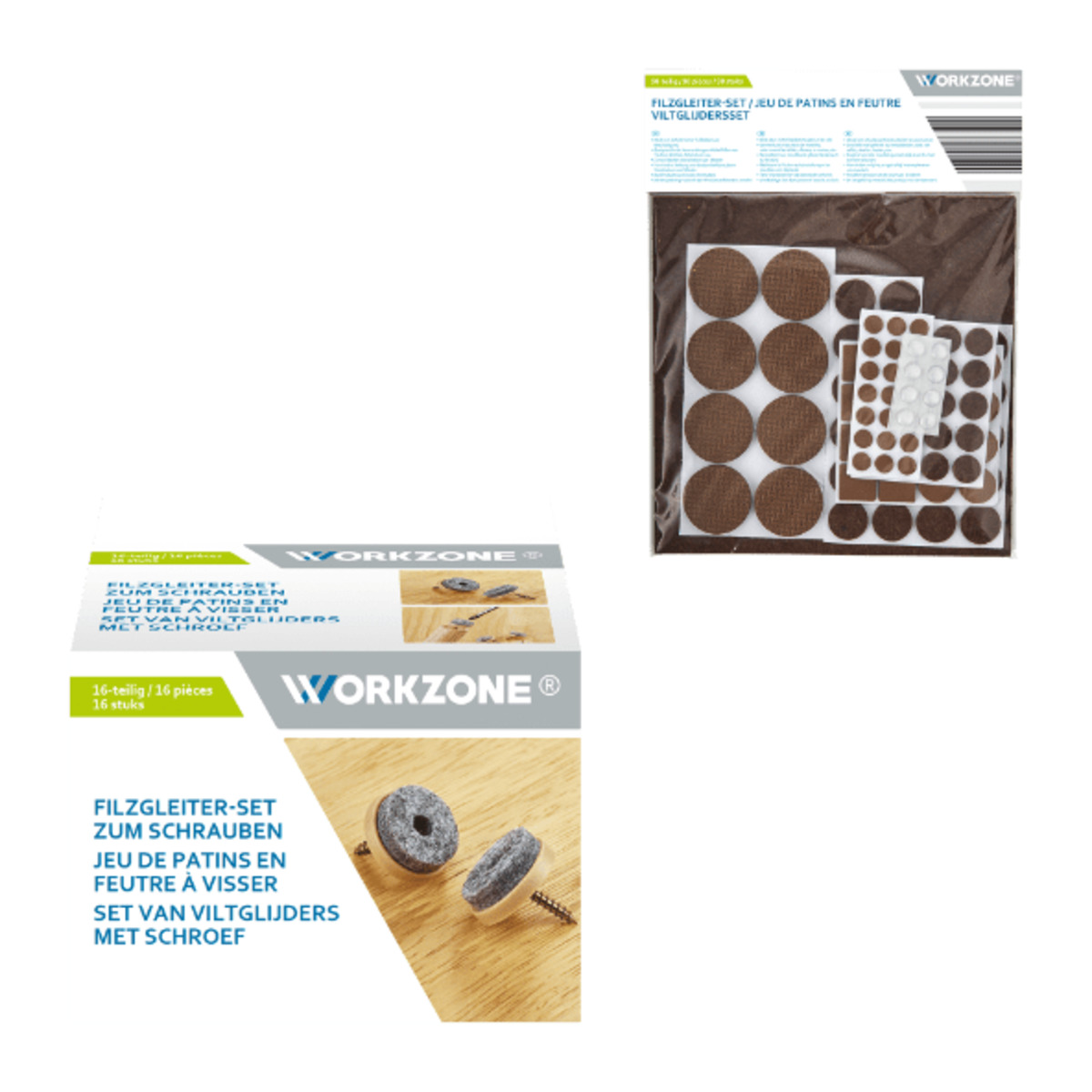 Bild 1 von WORKZONE Gleiter- / Keile- / Türstopper-Set