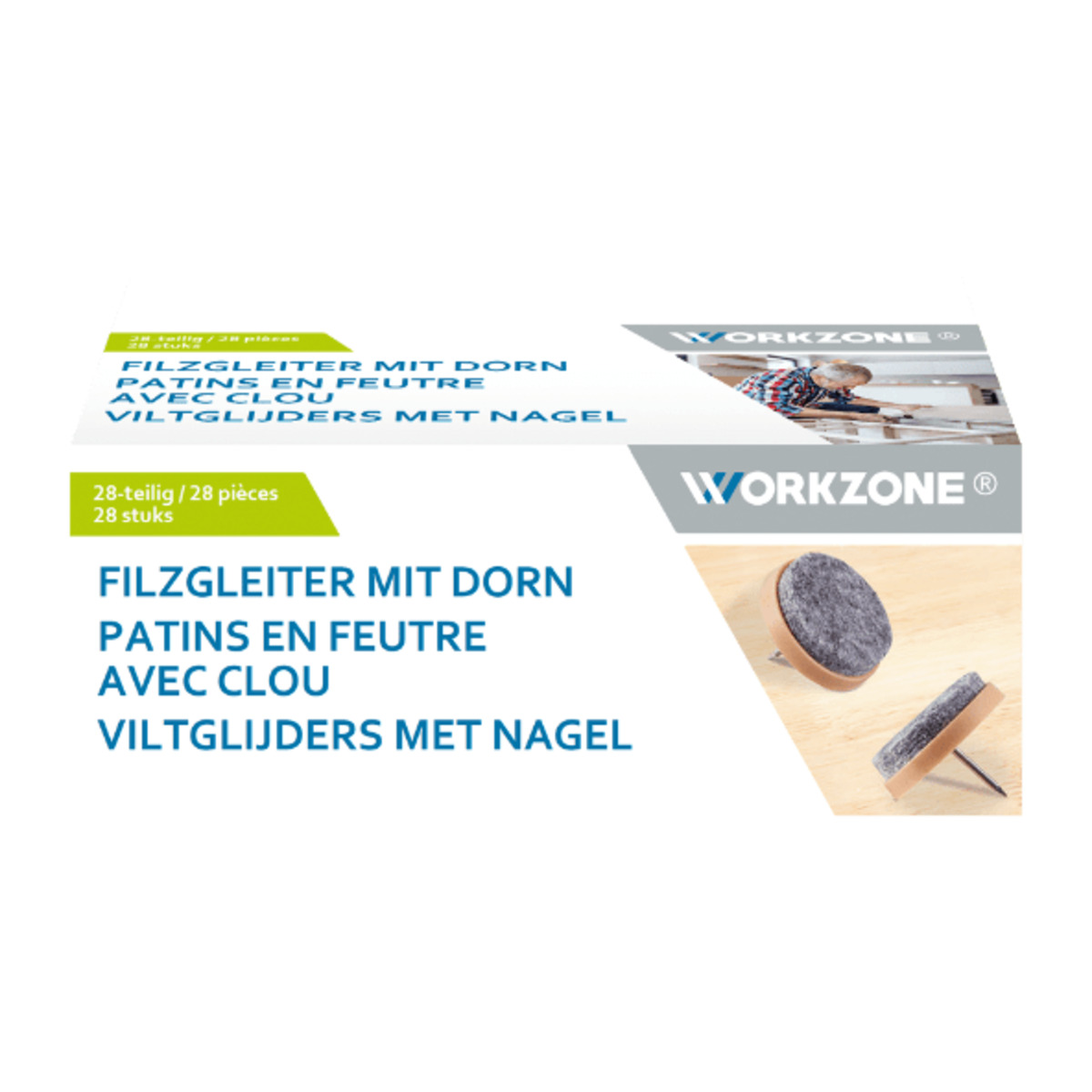 Bild 3 von WORKZONE Gleiter- / Keile- / Türstopper-Set