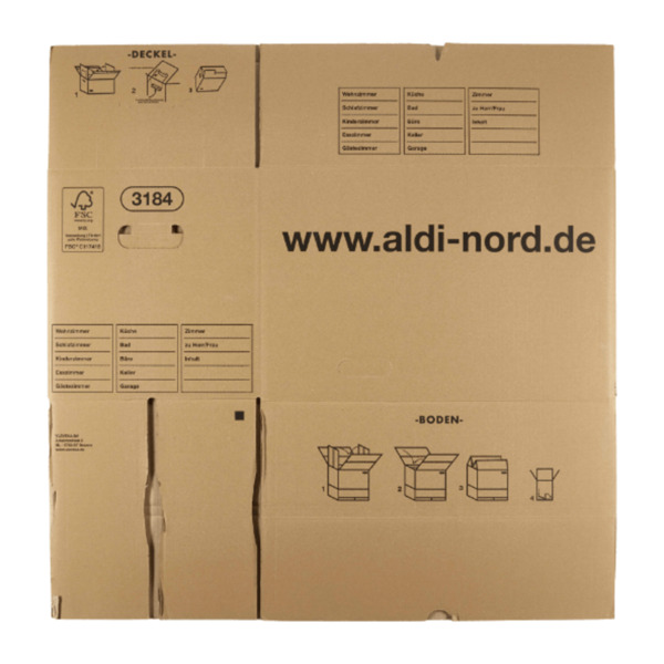 Umzugskarton von ALDI Nord ansehen!
