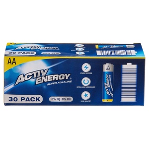 ACTIV ENERGY Batterien AA/AAA, 30er-Packung