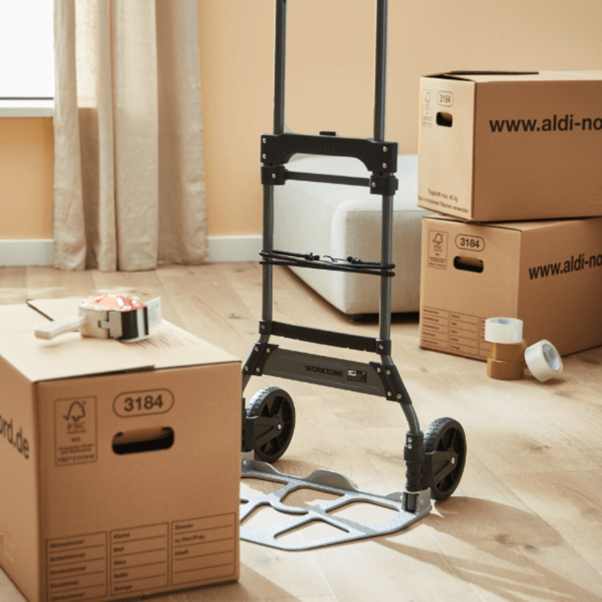 Bild 3 von WORKZONE Vollklappbare Transportkarre