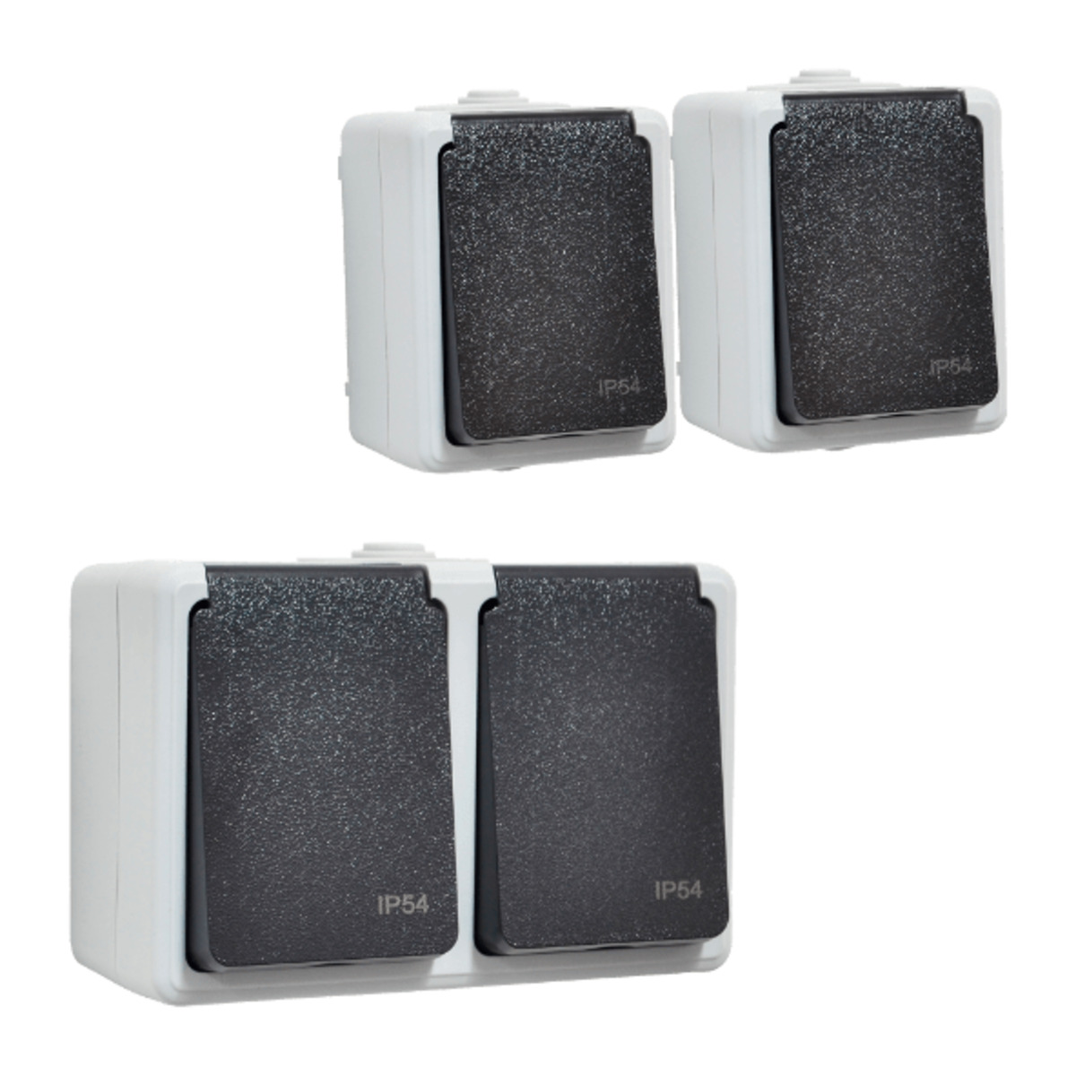 Bild 1 von WORKZONE Feuchtraum-Schalter / -Steckdose(n)