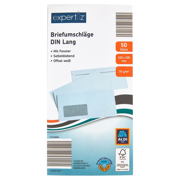 Bild 2 von EXPERTIZ Briefumschläge, 50er-Packung