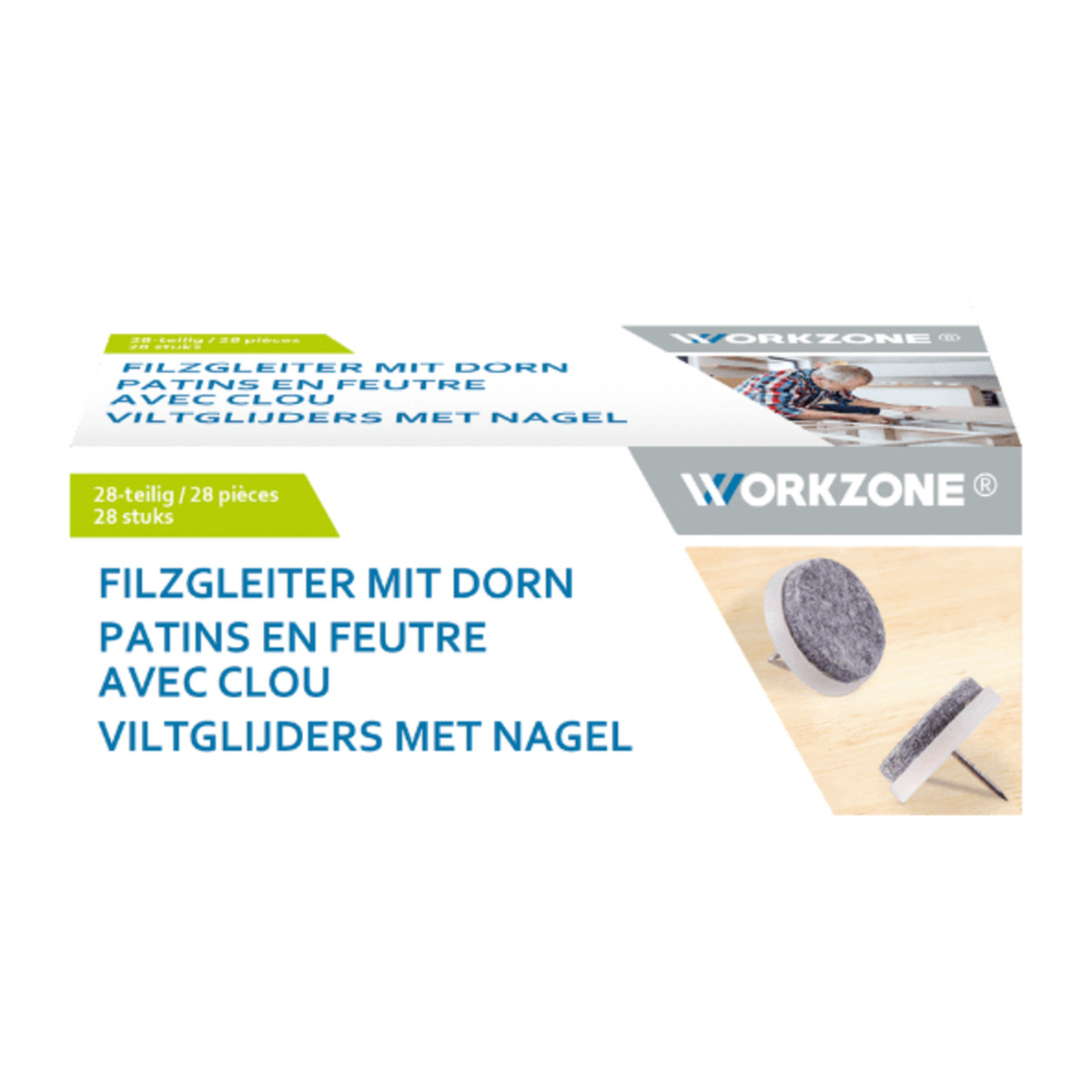 Bild 2 von WORKZONE Gleiter- / Keile- / Türstopper-Set